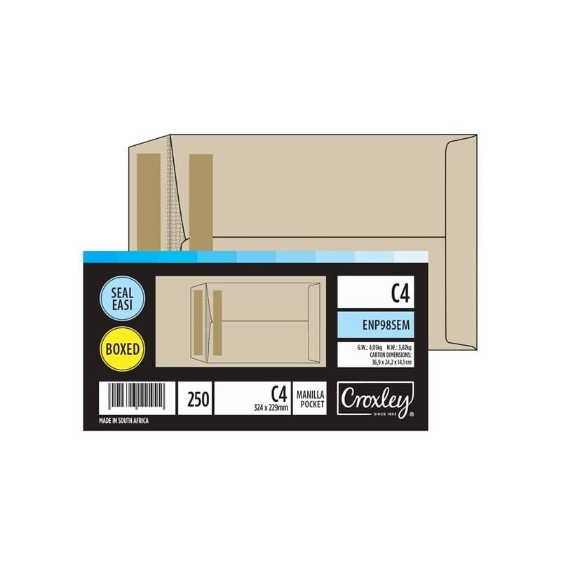 Envelope (C4) A4 Brown