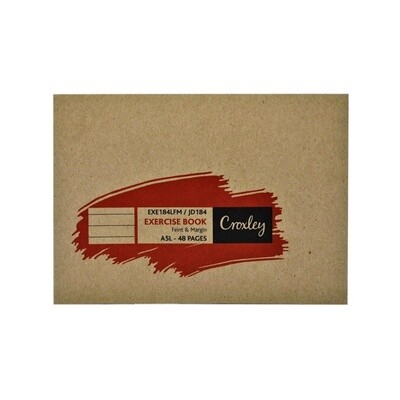 Book A5L 48 Page Feint &amp; Margin Landscape