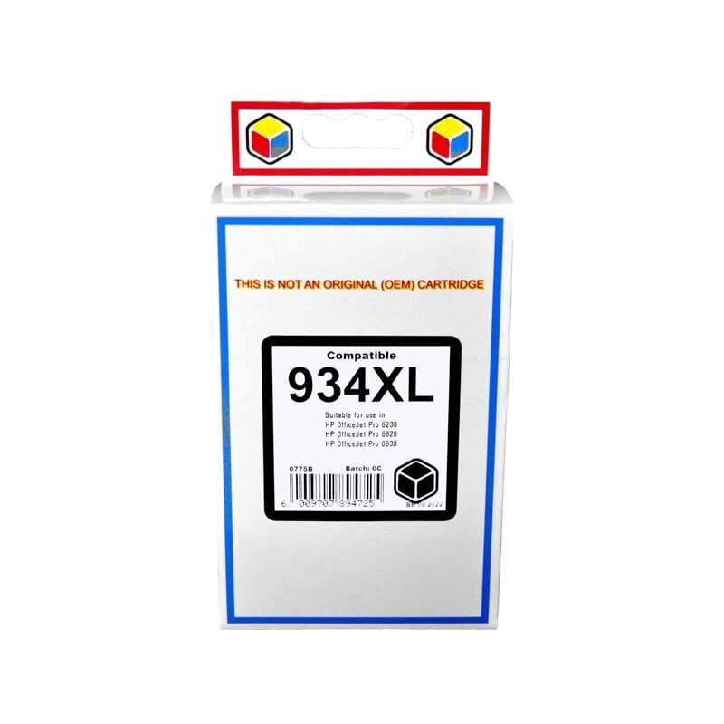 HP 934 XL Black Ink Compatible