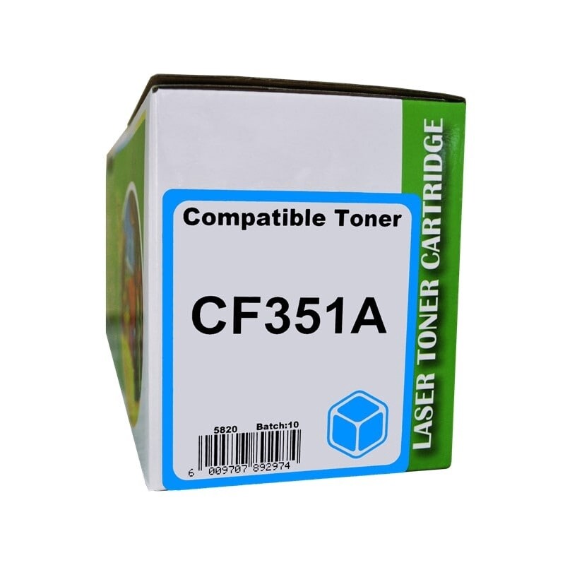 HP CE311A -  CF351A - HP130A Cyan Toner Compatible
