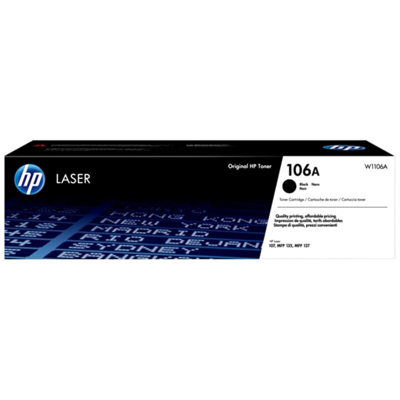 HP W1106A-HP106A Black Toner Original