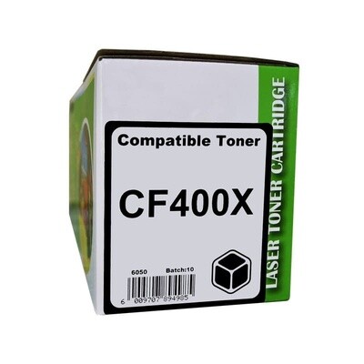 HP CF400X Black Toner Compatible