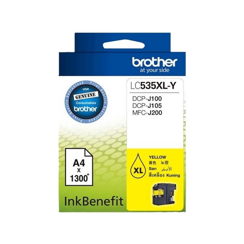 Brother LC 535 XL Yellow Ink Original