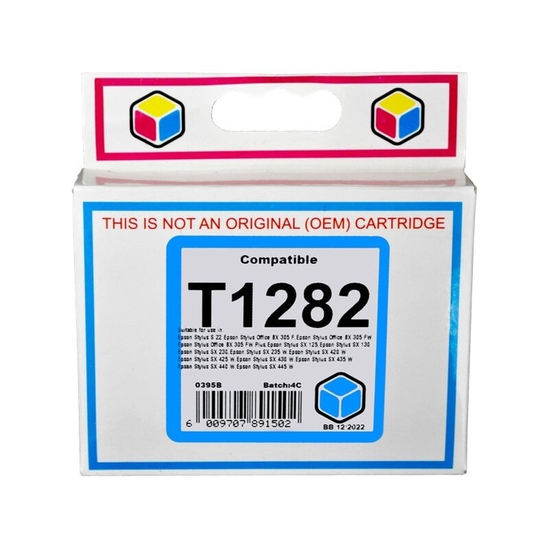 Epson T 1282 Cyan Ink Compatible