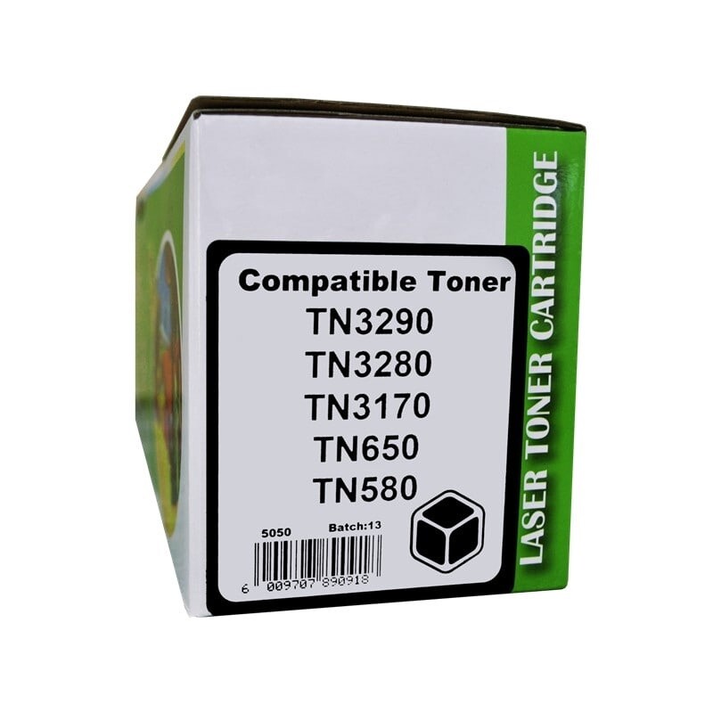 Brother TN 3290 / 3280 / 3170 / 650 / 580 Black Toner Compatible