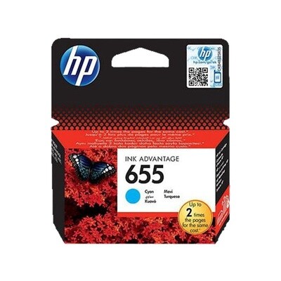 HP 655 Cyan Ink Original