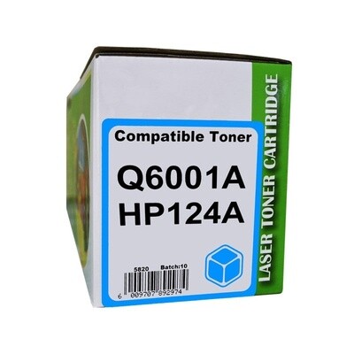 HP Q6001A-HP124 Cyan Toner Compatible