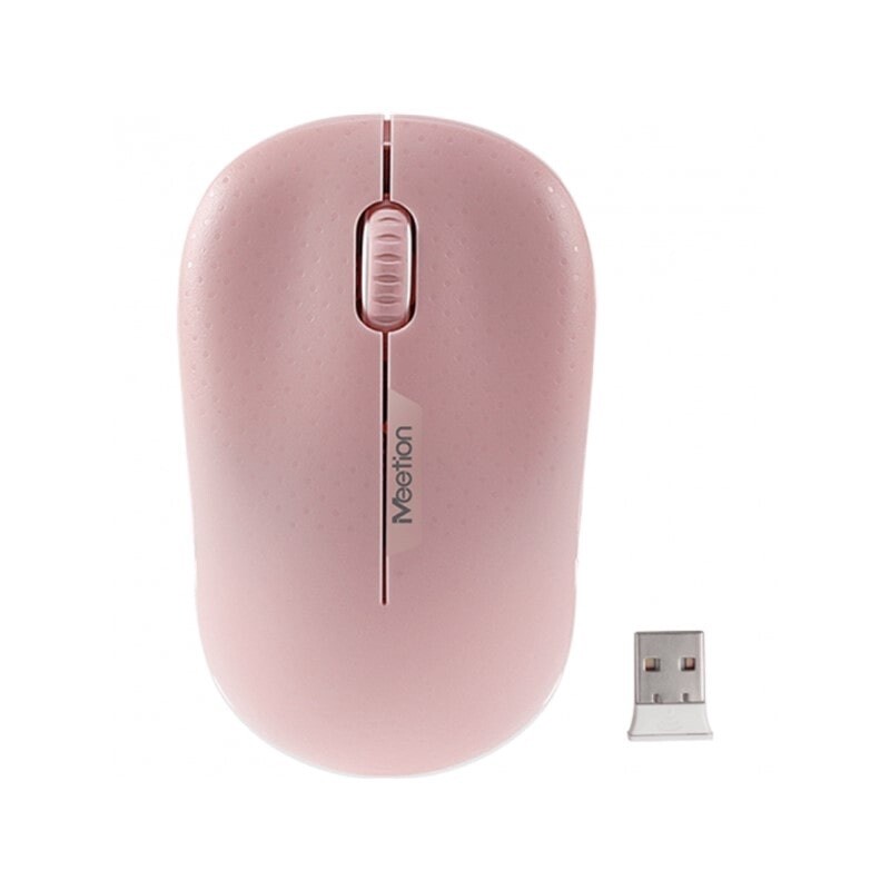 Mouse  Wireless Meetion Pink - MT-R545