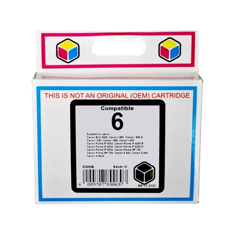 Canon BCI 6 Black Ink Compatible
