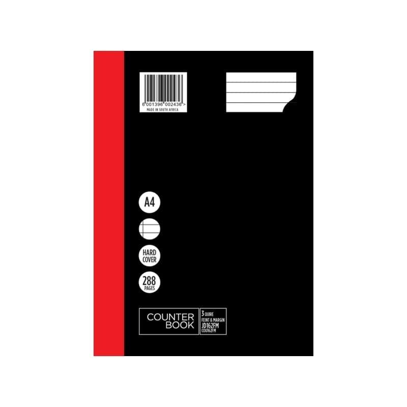 Book A4 288 Page 3-Q Ruled Faint &amp; Margin