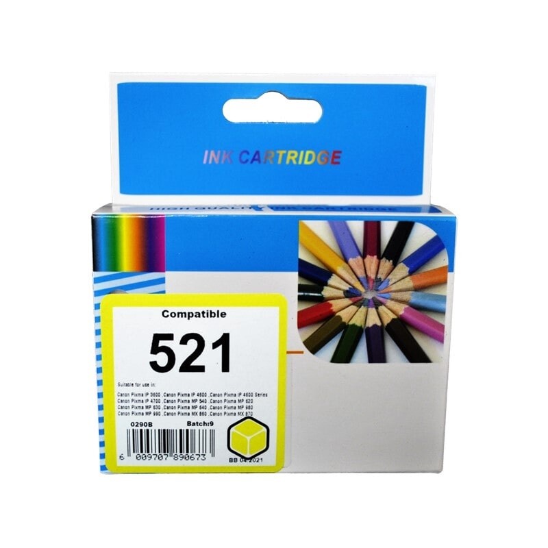 Canon CLI 521 Yellow Ink Compatible
