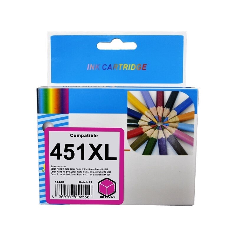 Canon CLI 451 XL Magenta Ink Compatible