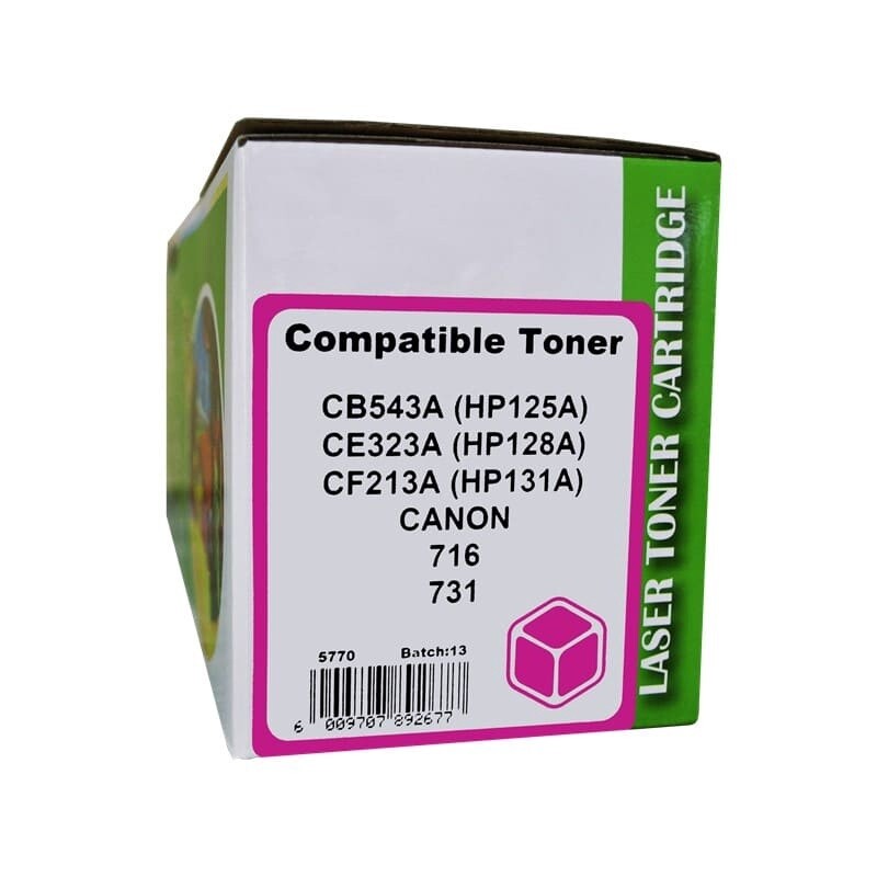 HP CB543A/CE323/CF213/Canon 716/731 Magenta Toner Compatible