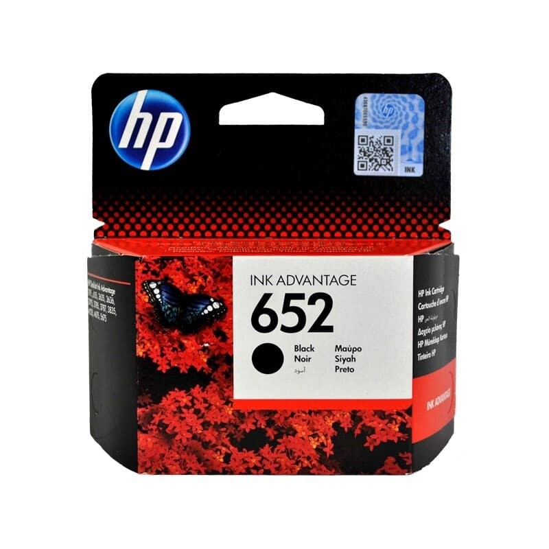 HP 652 Black Ink Original