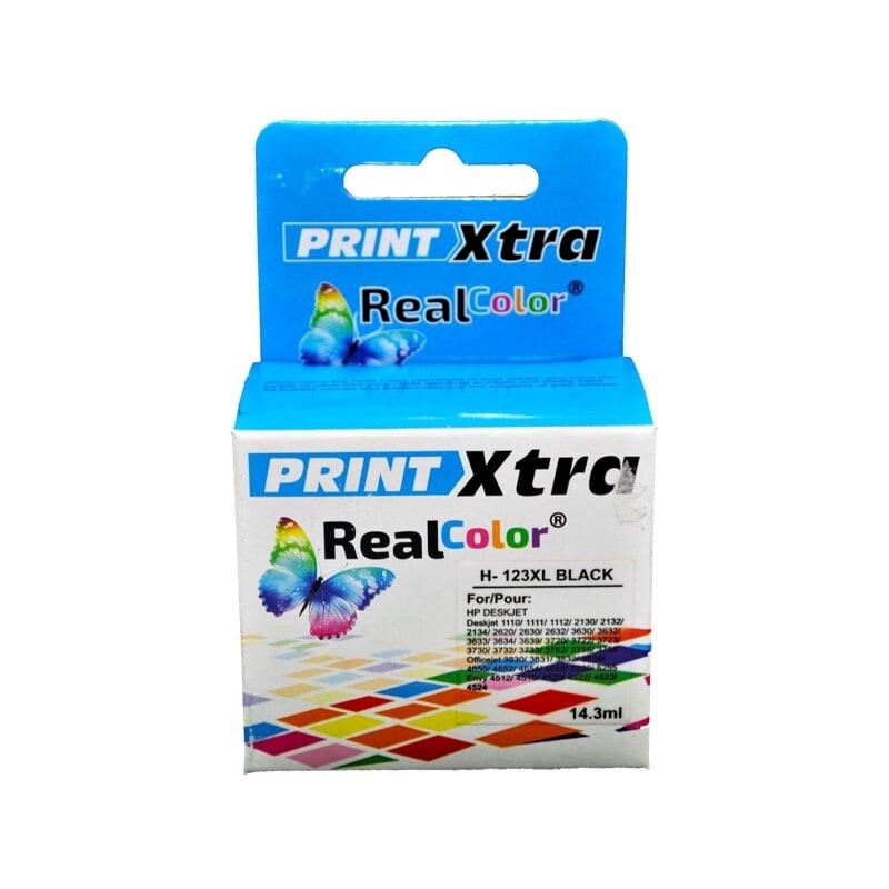 HP 123 XL Black Ink Remanufactured