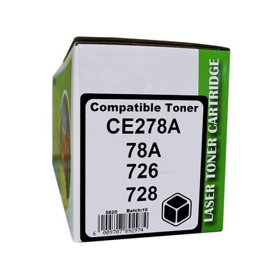 HP CE278A/CAN 728 Black Toner Compatible