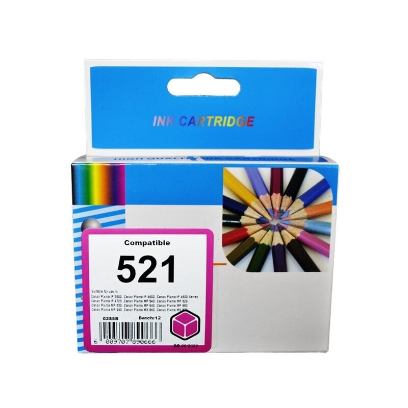 Canon CLI 521 Magenta Ink Compatible