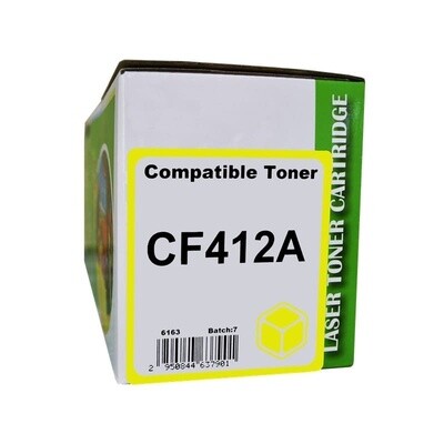 HP CF412A Yellow Toner Compatible