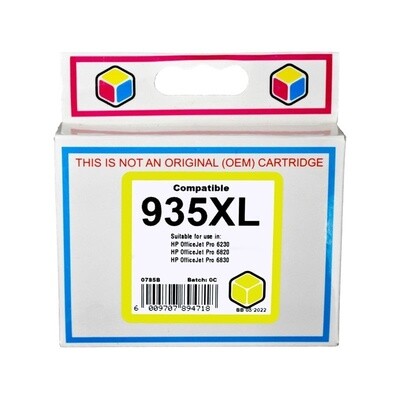 HP 935 XL Yellow Ink Compatible