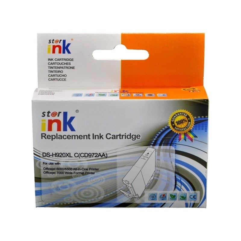 HP 920 XL Cyan Ink Compatible