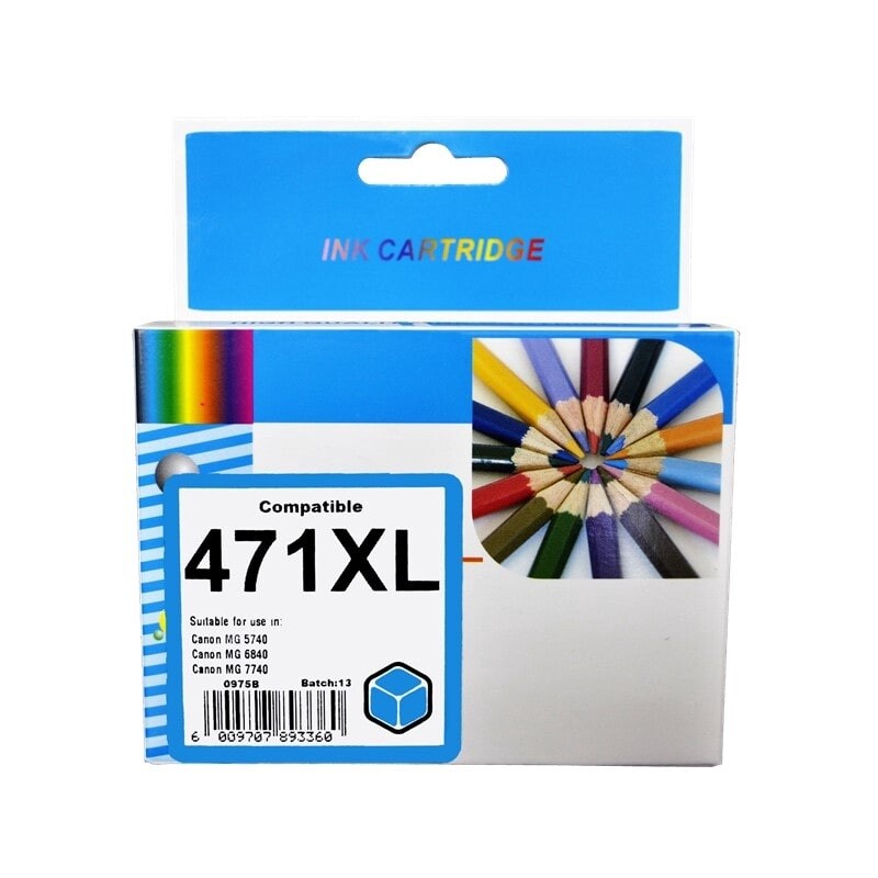Canon CLI 471 XL Cyan Ink Compatible
