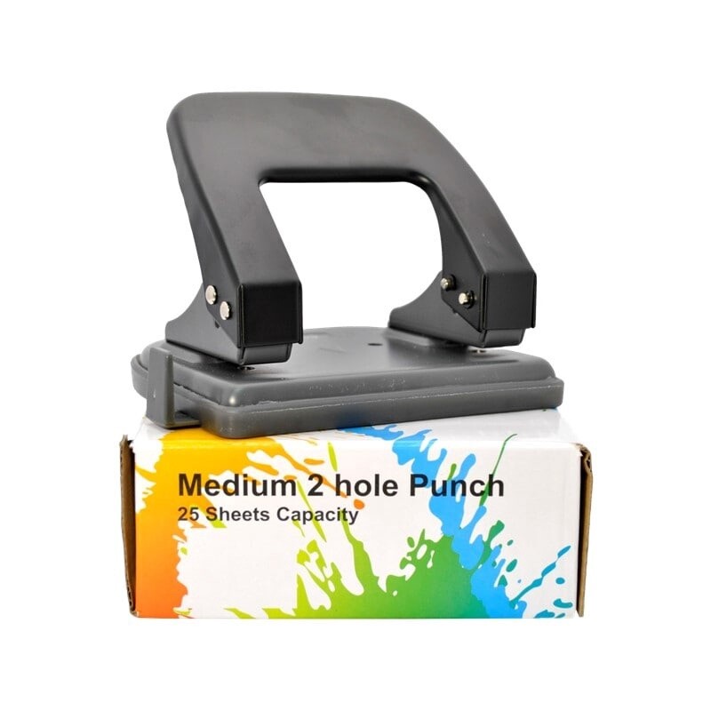 Punch  25 Page Medium 2 hole  Black