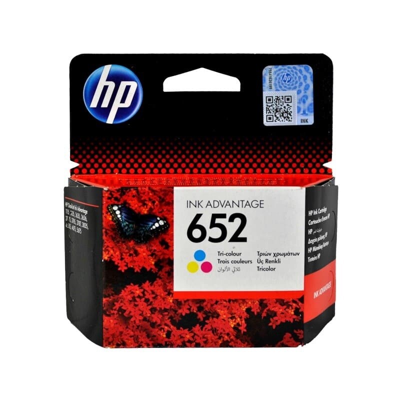 HP 652 Tri-Colour Ink Original
