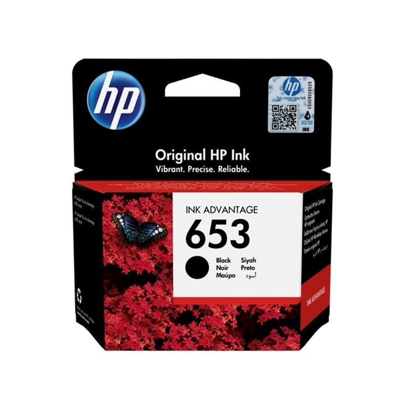 HP 653 Black Ink Original