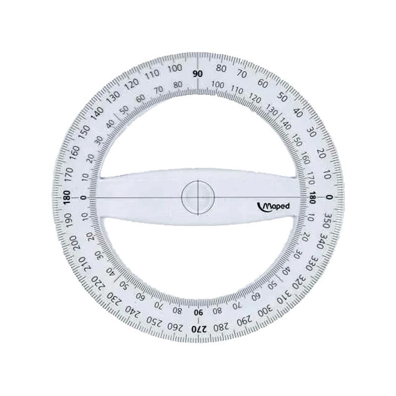 Technical Protractor Technical Maped 12cm 360Deg Protractor