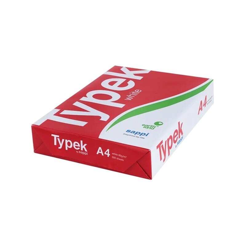 Paper Typek (White) A4 - 80gsm - Ream of 500 Sheets