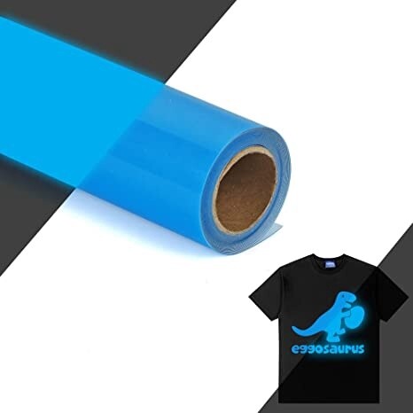Heatflex Glow In The Dark - 30 x 50cm, Colour: Blue
