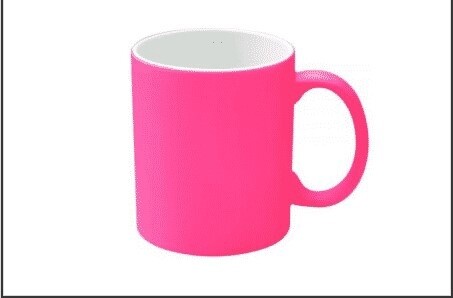 Sublimation Mug ( Neon ) Pink Single