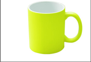 Sublimation Mug ( Neon ) Yellow Single
