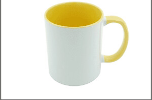 Sublimation Mug ( Two Tone ) Yellow Single