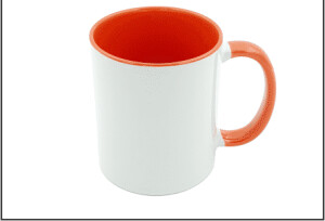 Sublimation Mug ( Two Tone ) Orange Single