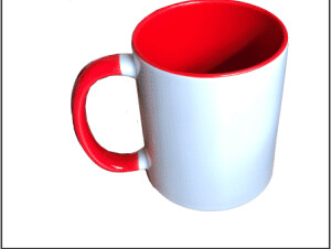 Sublimation Mug ( Two Tone ) Red Single