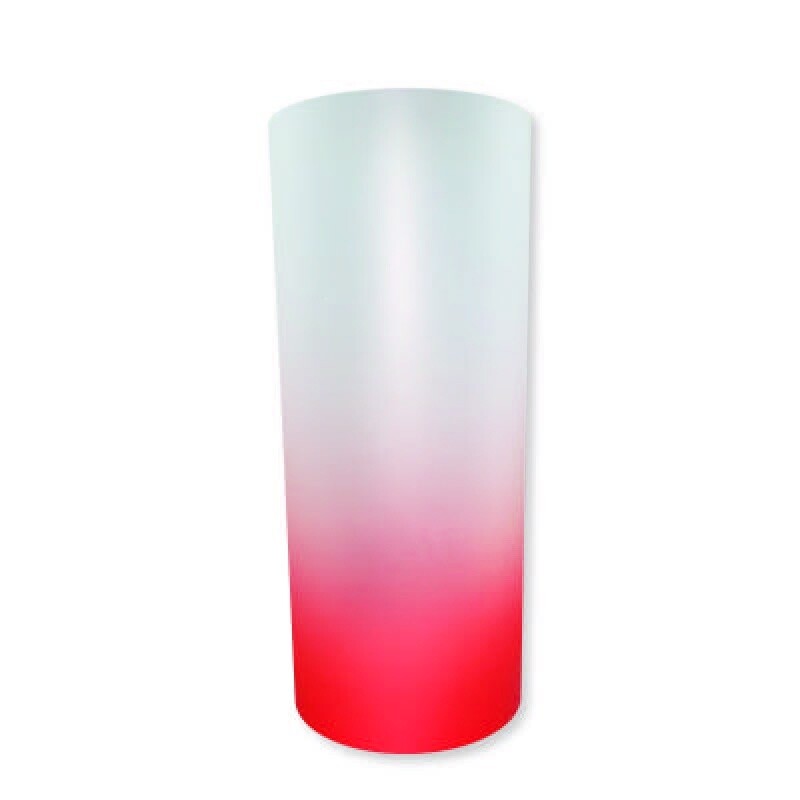 Sublimation Drinking ( Glass Frosted ) Red Single