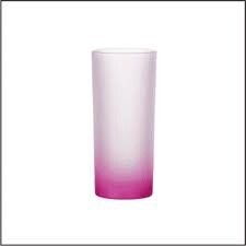 Sublimation Drinking ( Glass Frosted ) Pink Single