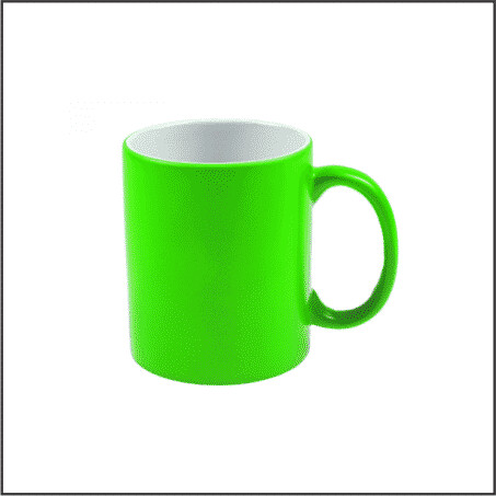 Sublimation Mug ( Neon ) Green Single