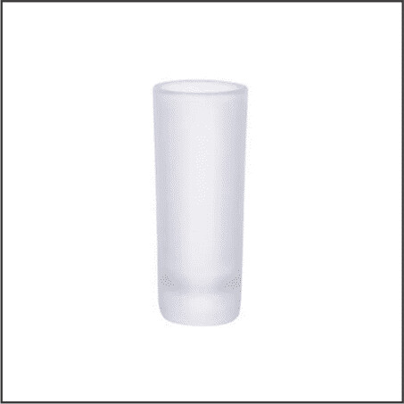Sublimation Drinking ( Glass Frosted ) Clear  Single