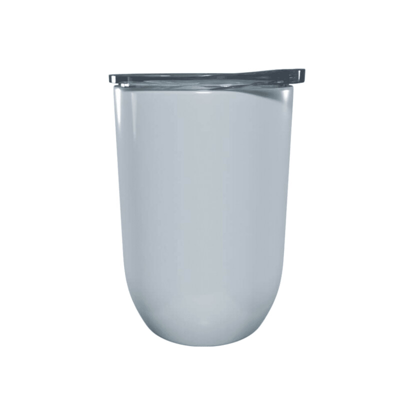 Double Wall Stainless Steel Gin Tumbler White