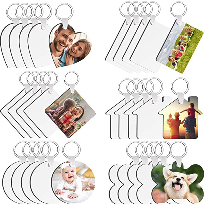 Sublimation Keychain - MDF With Key Ring Double Sided