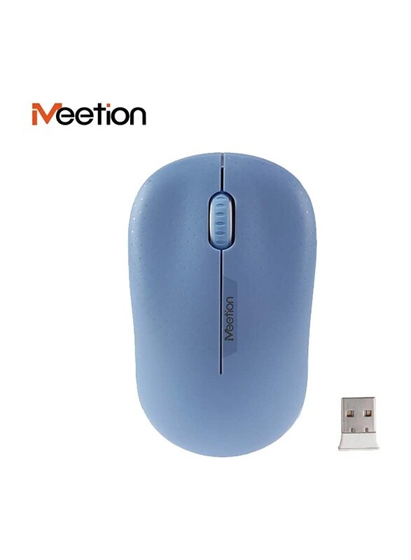 Mouse Wireless Meetion Blue - MT-R545