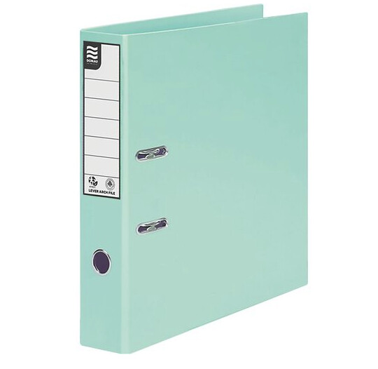 Donau File Lever Arch Pastel Aquamarine - 75mm