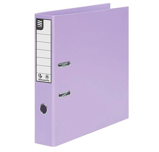 Donau File Lever Arch Pastel Lavender - 75mm