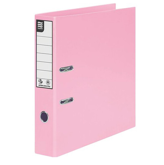 Donau File Lever Arch Pastel Peach - 75mm
