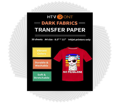 Heat Transfer Paper - Dark Fabric - 10 Pack
