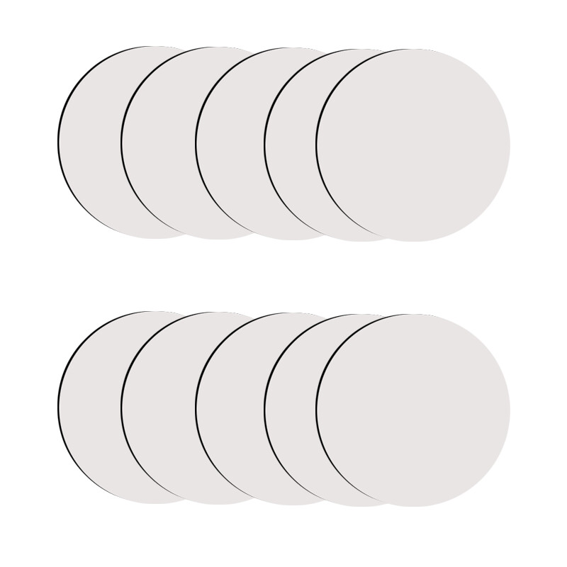 Coaster MDF Round - 9cmx9cm