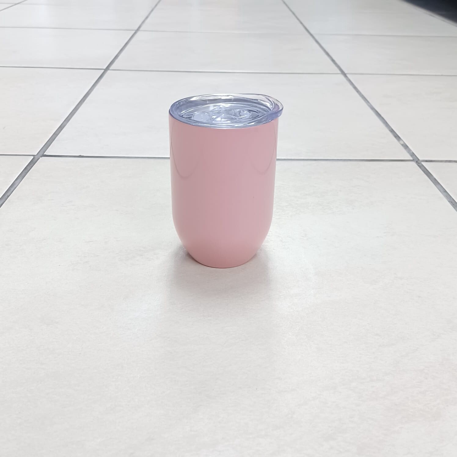 Sublimation Gin Tumbler Pink Metal