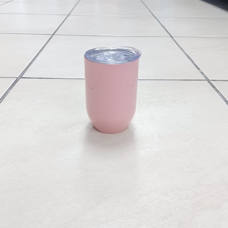 Sublimation Gin Tumbler Pink Metal